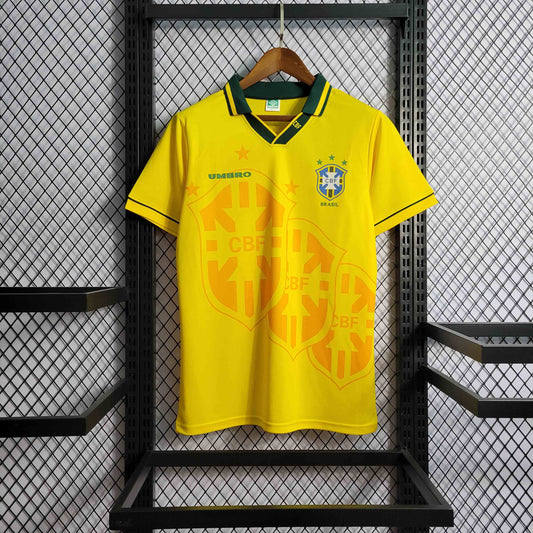 Brazil 1994 Home Short Sleeve