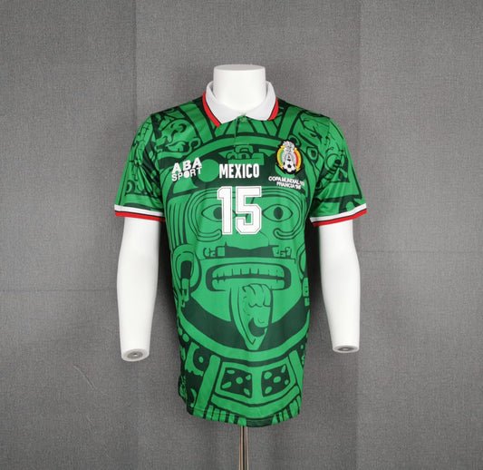 Mexico 1998 Home Short Sleeve