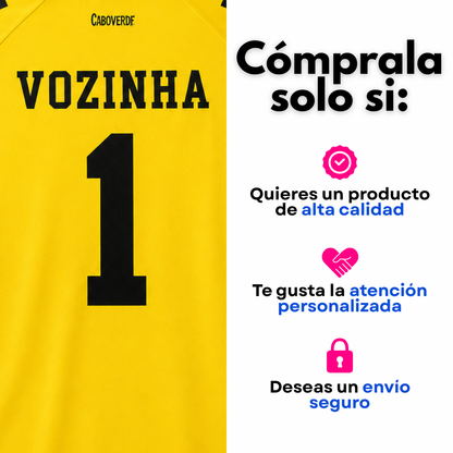 Jersey Portero Cabo Verde 2026 – Vozinha #1 | Edición Mundial