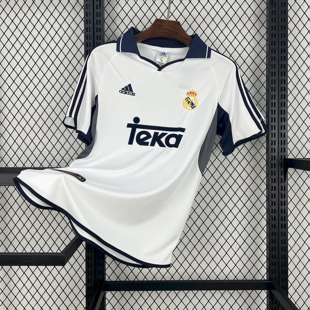 Real Madrid 86-87 Home Short Sleeve