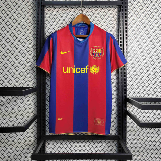 Barcelona 07-08 Home short sleeve