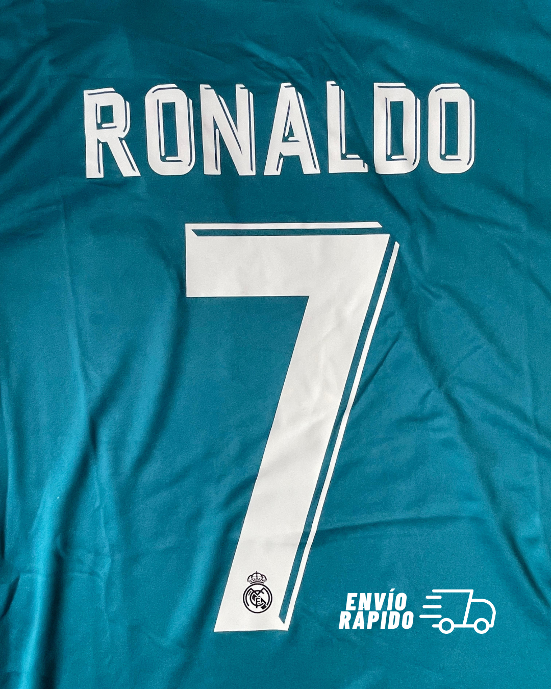 Real Madrid 17/18 Local manga corta - ENVÍO RÁPIDO