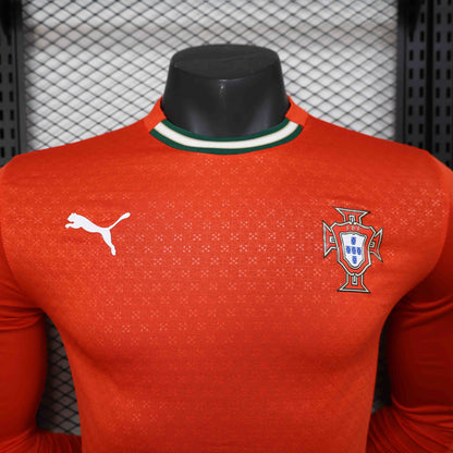 Portugal 24-25 Home Long Sleeve Player Version