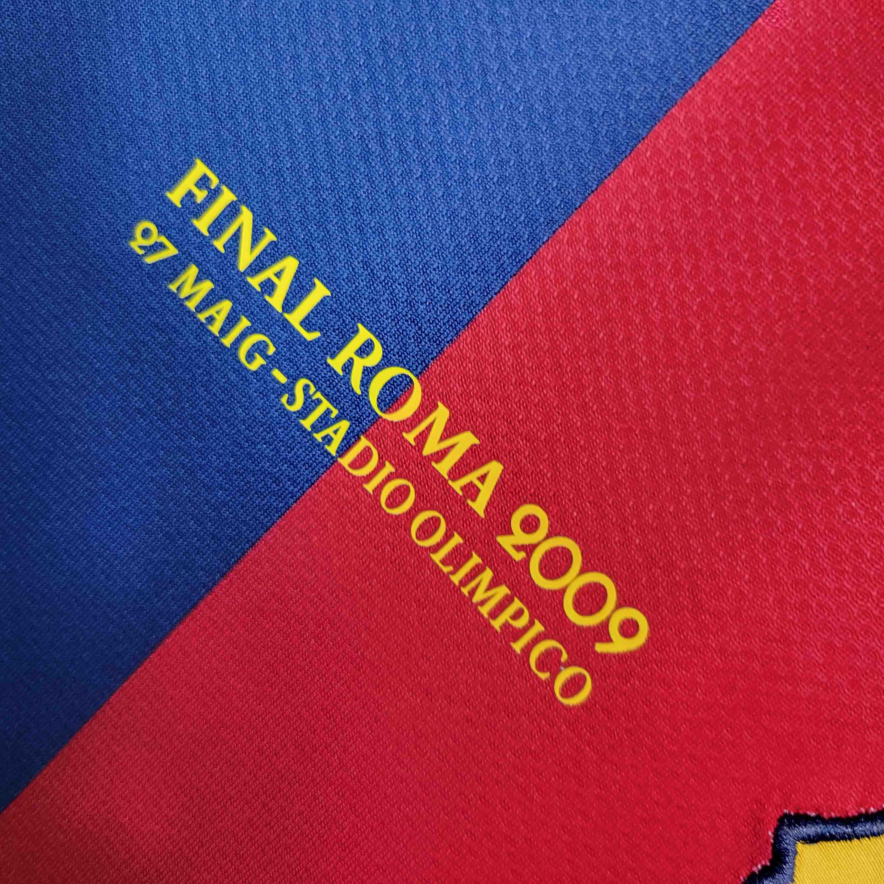 Barcelona 08-09 Home short sleeve – Club de Jerseys
