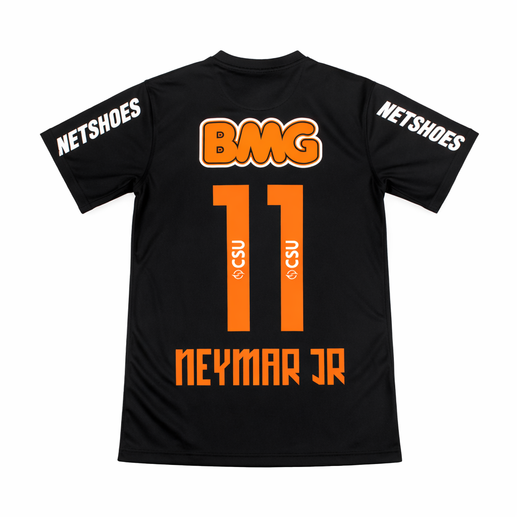 Santos 12-13 negra manga corta