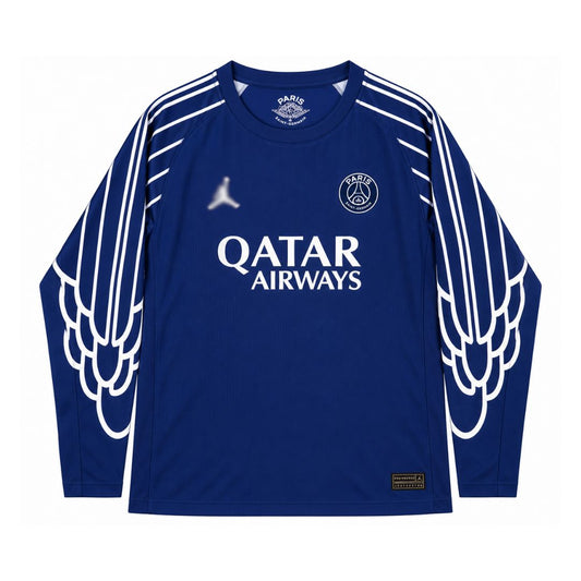 PSG Jordan Wings 2024-25 Alternativa manga larga versión fan