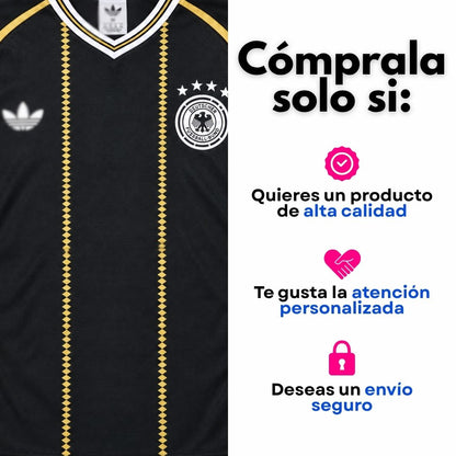 Alemania 2026 negro conmemorativo versión jugador