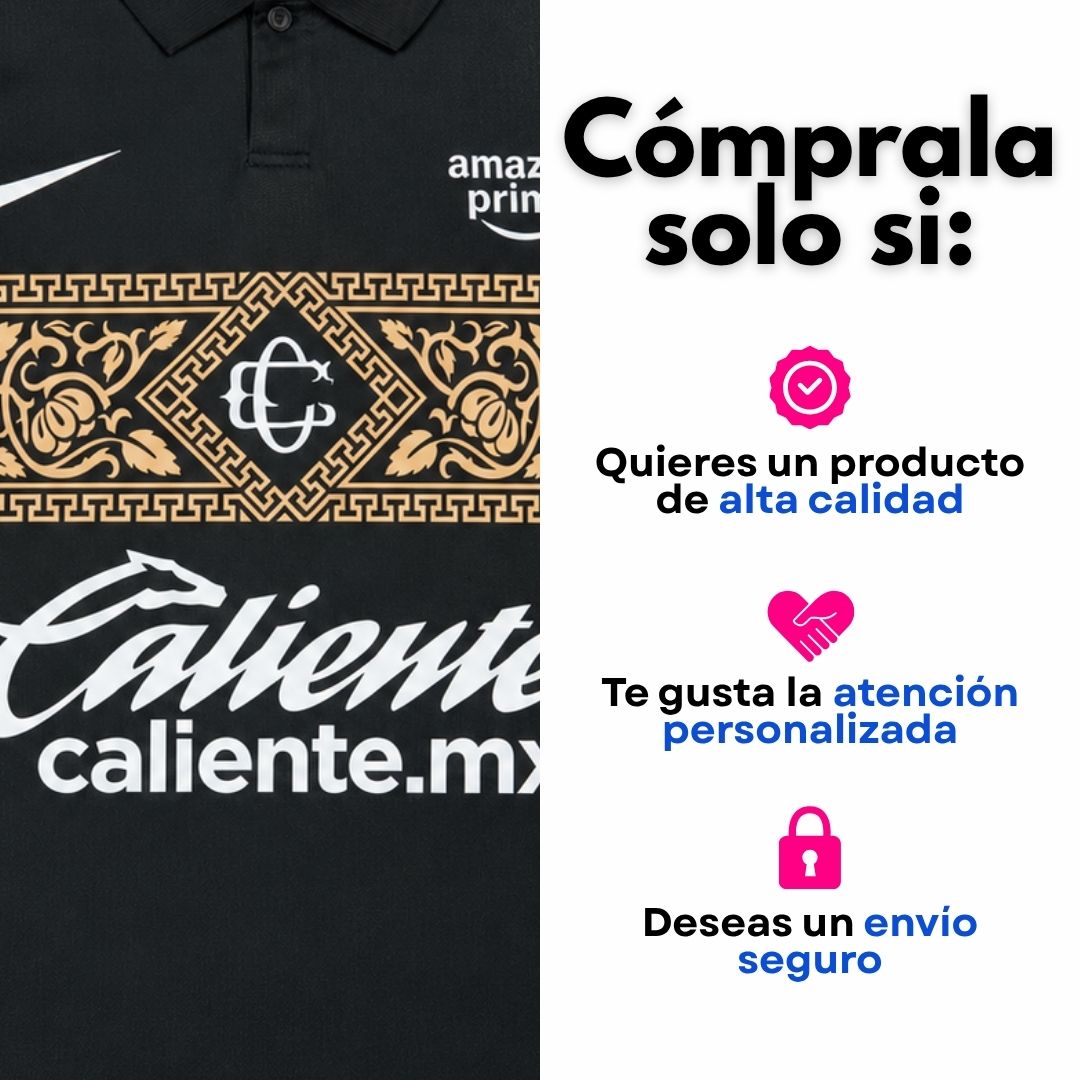 Chivas 2026-27 tercero negro mariachi - versión jugador