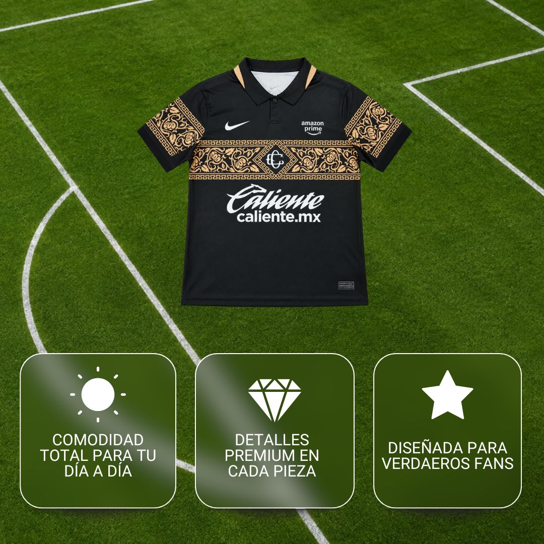 Chivas 2026-27 tercero negro mariachi - versión jugador