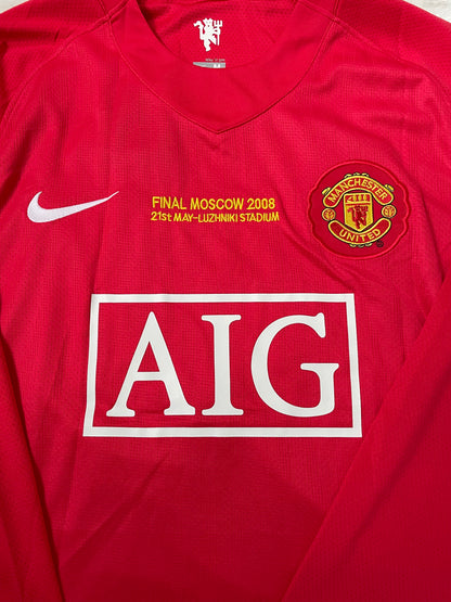 Manchester United 07-08 Home long sleeve