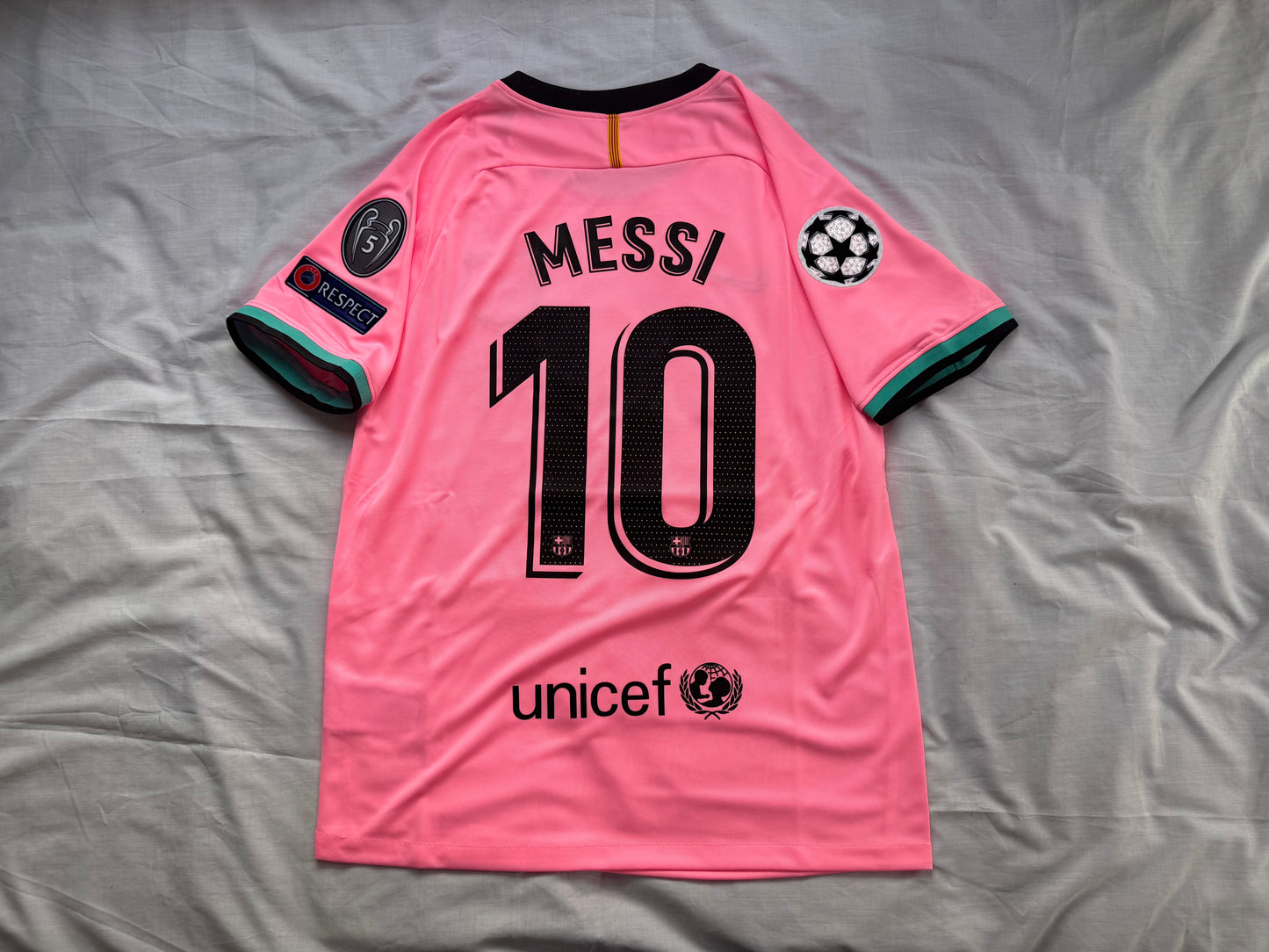 Barcelona 20-21 Home Short Sleeve