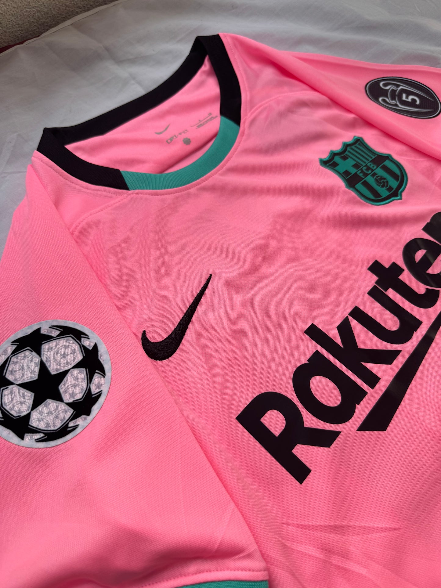 Barcelona 20-21 Home Short Sleeve