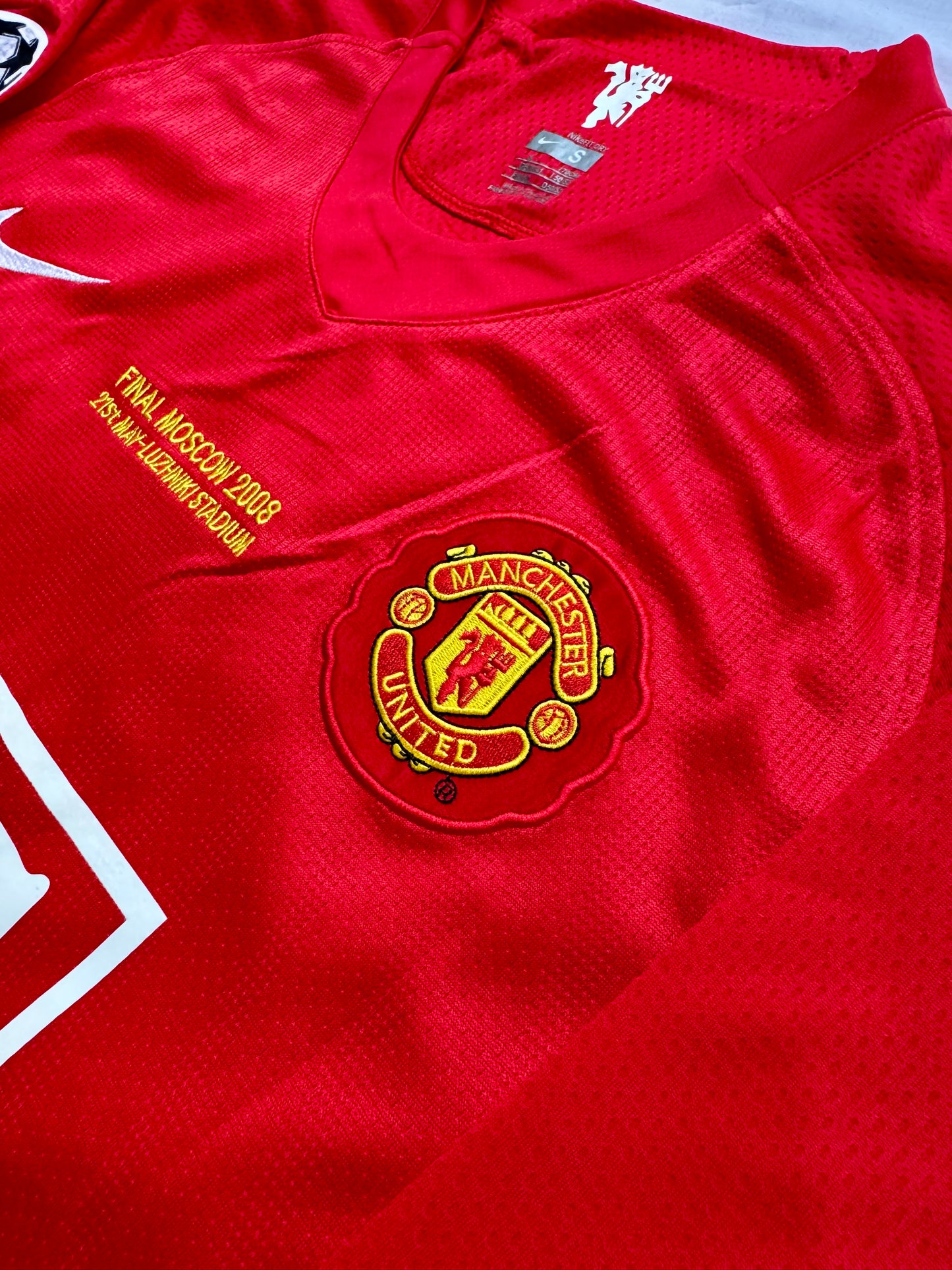 Manchester United 07/08 Local manga larga - ENVÍO RÁPIDO