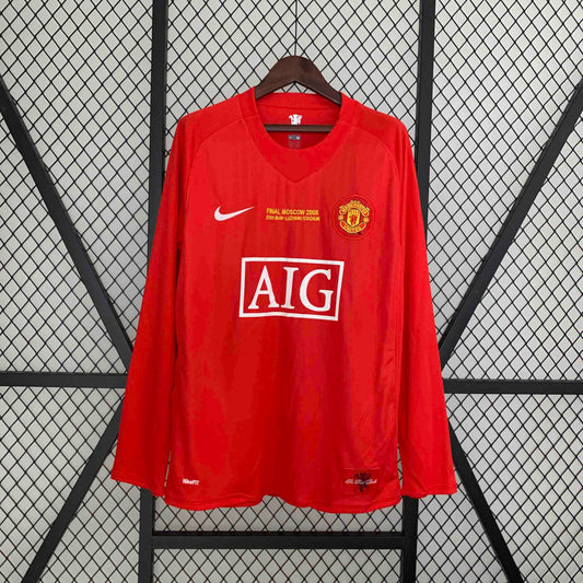 Manchester United 07-08 Home long sleeve