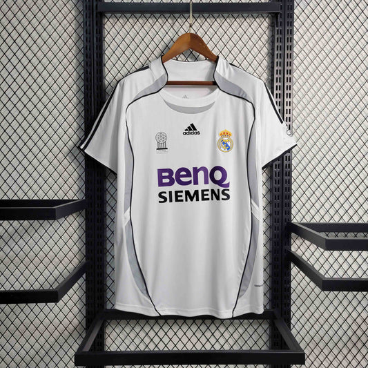 Real Madrid 06-07 Home short sleeve