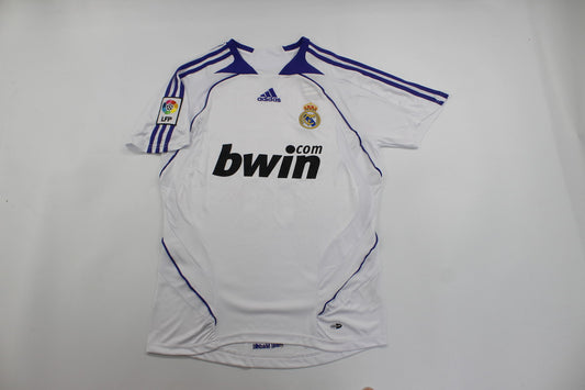 Real Madrid 07-08 Home short sleeve