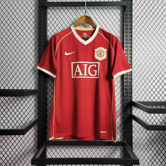 Manchester United 06-07 Home short sleeve