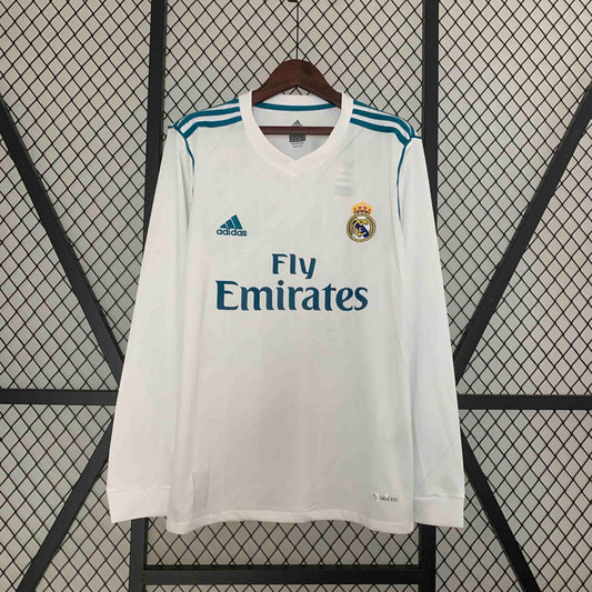 Real Madrid 17-18 Home Long Sleeve