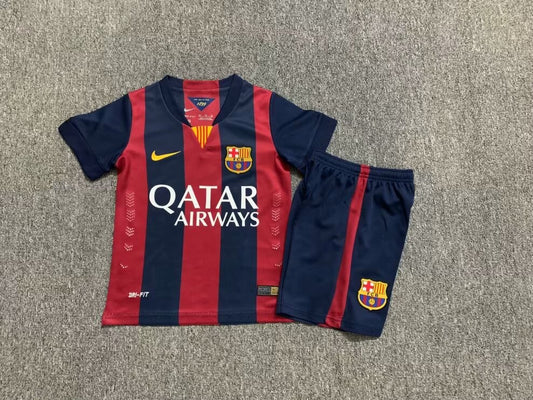 Barcelona 14-15 Home short sleeve KIDS