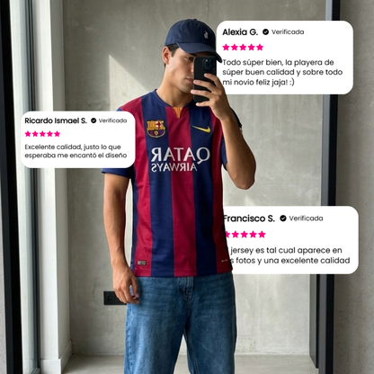 Barcelona 14-15 Local manga corta