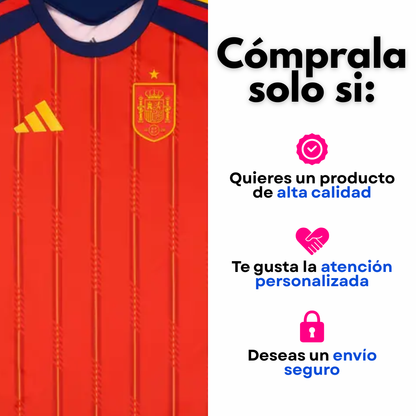 España Mundial 2026 Local versión jugador - ENVÍO RÁPIDO
