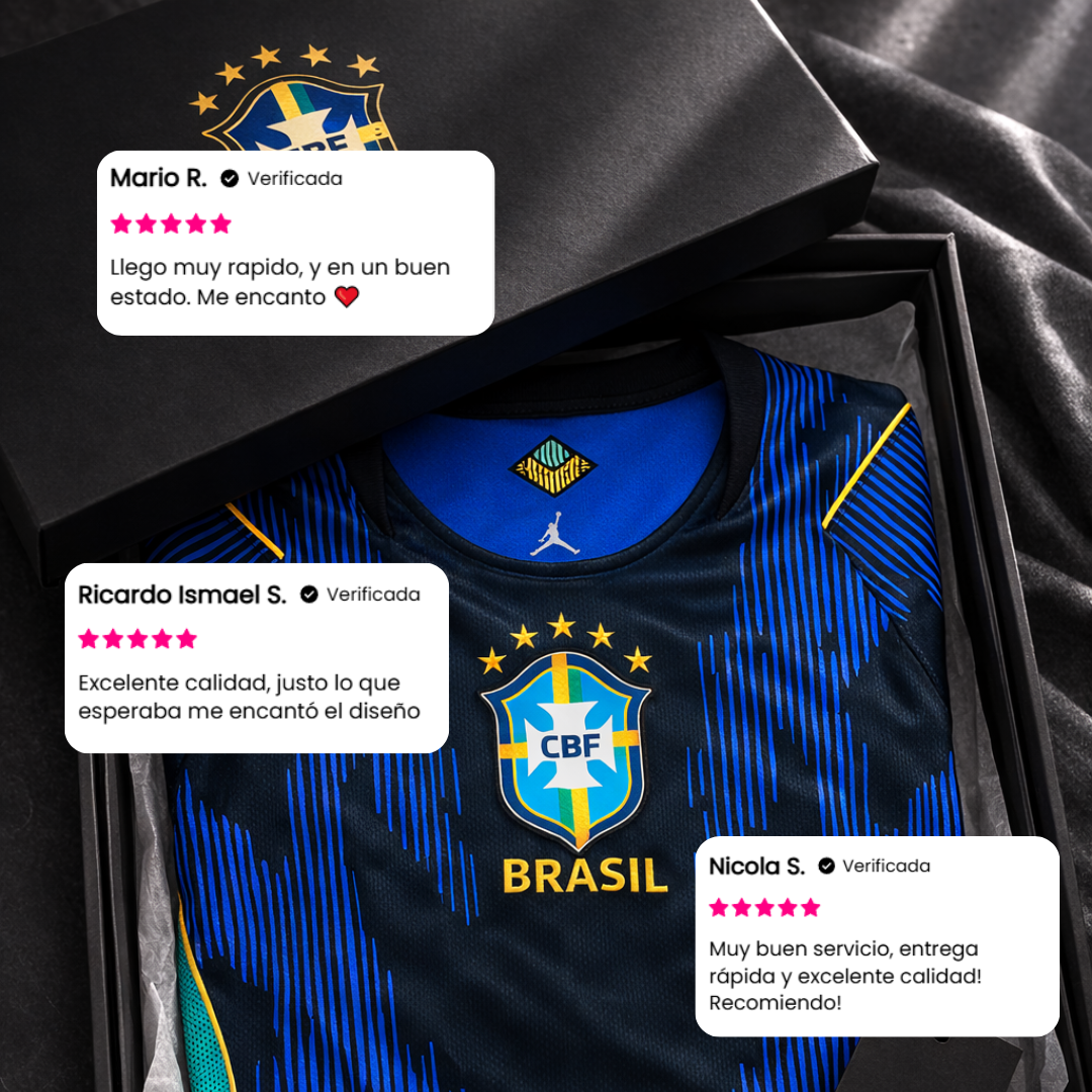 Brasil Mundial 2026 Jordan Visitante versión jugador