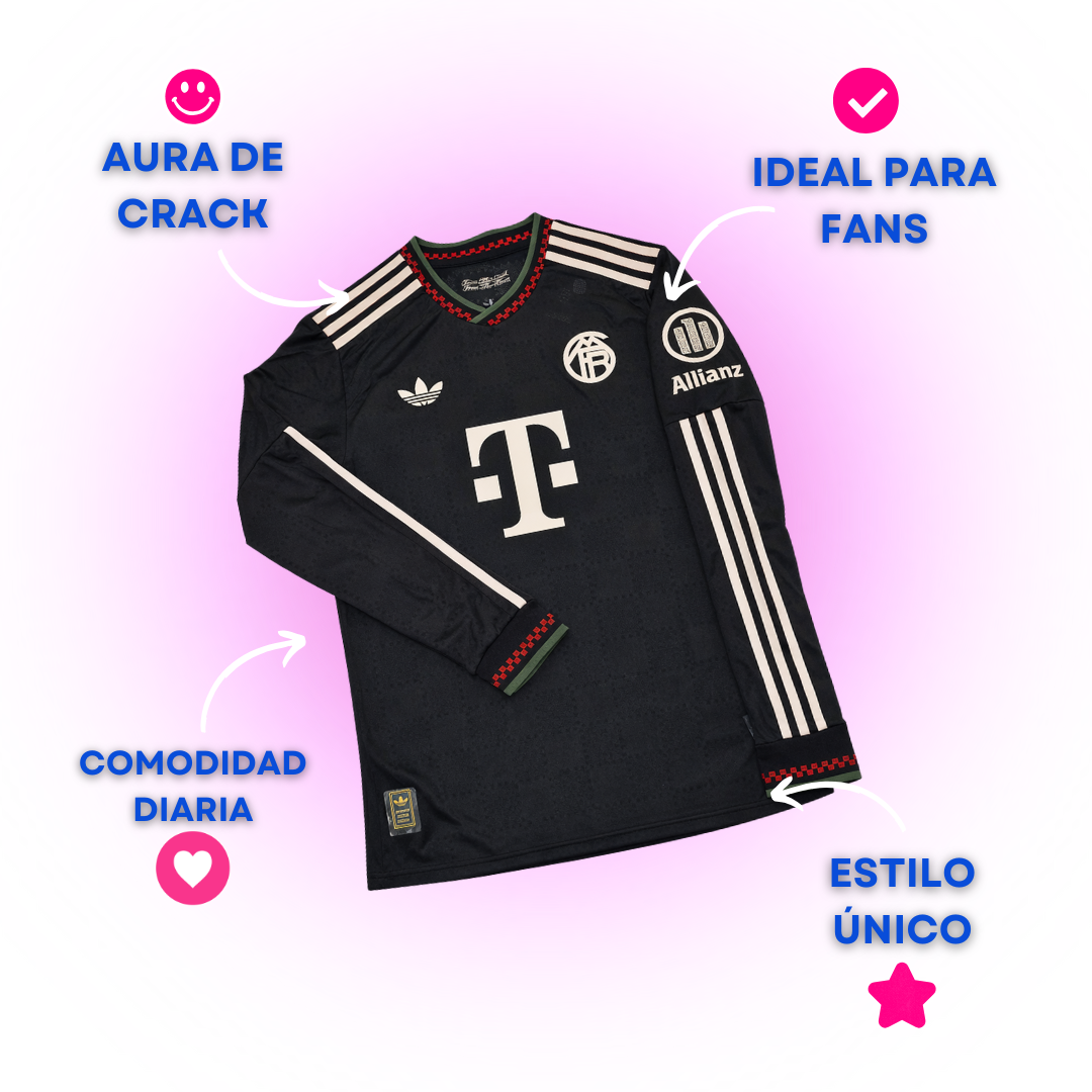 Bayern Munich 25-26 Third kit manga larga versión jugador