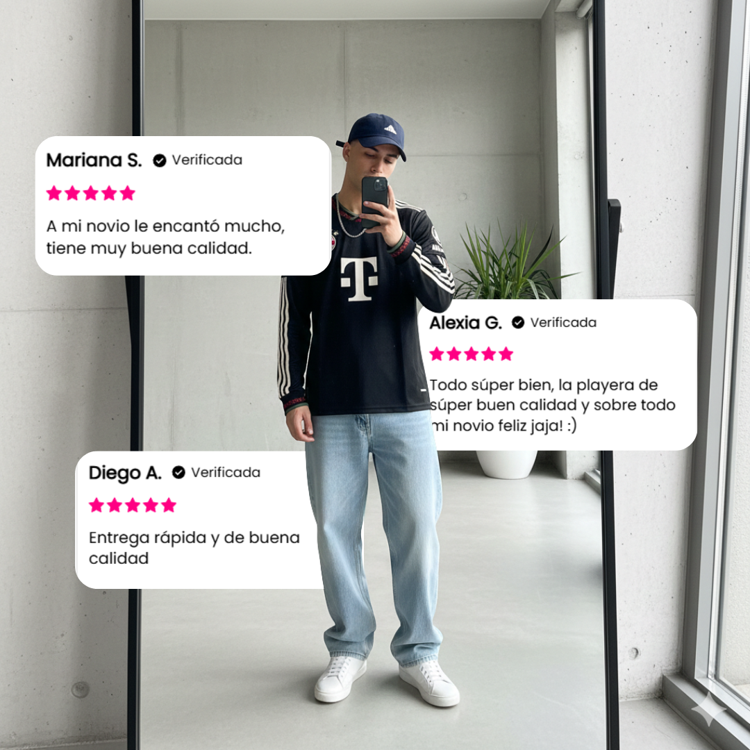 Bayern Munich 25-26 Third kit manga larga versión jugador