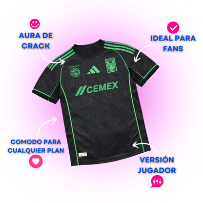 Tigres 25-26 Tercer uniforme versión jugador