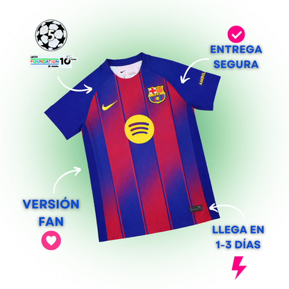 Barcelona 25/26 Local versión fan- ENVÍO RÁPIDO