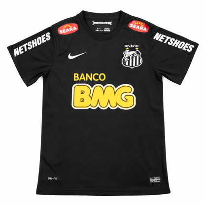 Santos 12-13 negra manga corta